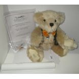 A Deans Collectors Club Special Edition soft toy bear 'Uncle Eustace' No 24 complete with