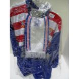 A Bukta Wakefield Trinity junior shirt and scarf from the 1989 season