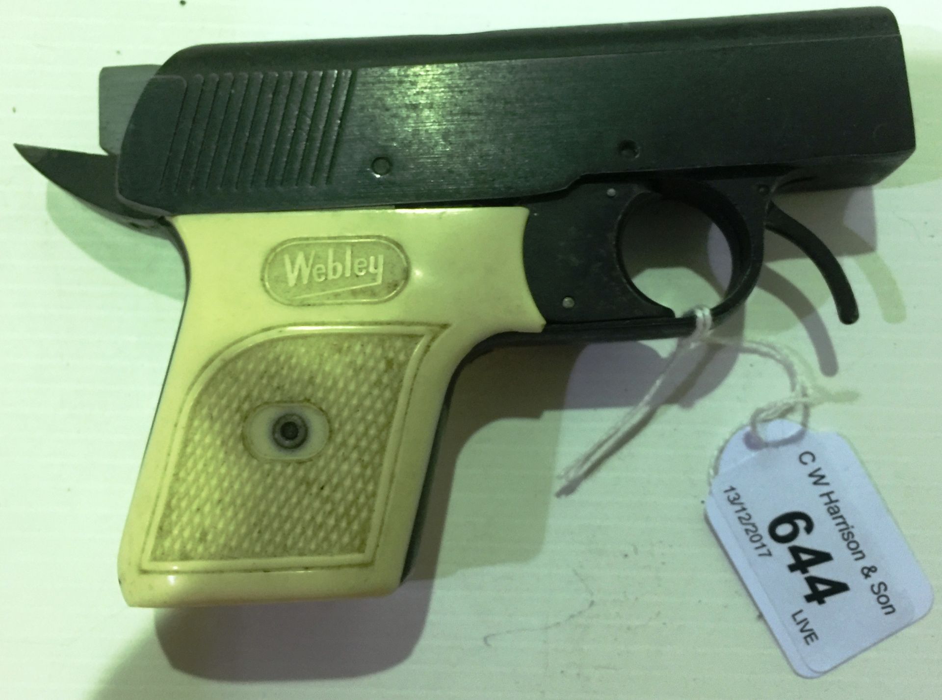 A Webley Sports starting pistol mark 2 cal .32/. - Image 3 of 3