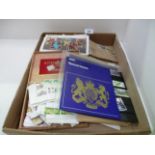 Contents to tray - quantity of loose stamps - Commonwealth and World