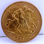 A Victorian half sovereign 1897