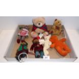 Russ Bears - 7 smaller soft toy teddy bears - 'Dutton', 'Bingley',