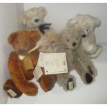 4 Dean's Collectors Club Ltd Edition membership year soft toy bears - 1999 Hobson No 3805,