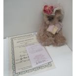 The Teddy Bear Orphanage individual soft toy Teddy Bear 'Anna' by Lynette Kennedy of South Africa