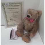 The Teddy Bear Orphanage individual soft toy Teddy Bear 'Robin' by Christiane Jordan of Germany
