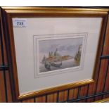 Giovanni Bonazzon - 'Sandi' small framed print of Venice 11 x 16cm