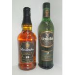 A 70cl bottle of Ben Bracken blended malt Scotch Whisky aged 12 years and a 70cl bottle of