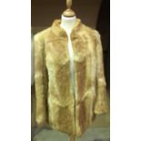 Ladies short fur jacket