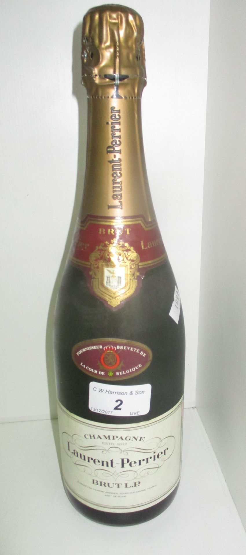 A 750ml bottle of Laurent-Perrier Brut L.P.