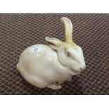 A Bing & Grondahl rabbit (repaired ear)