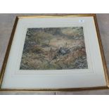 Simon Trinder, signed watercolour of two pheasants,