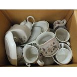 An Autumn Leaves dinner and tea set (two boxes)