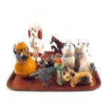 Various pottery and other animal ornaments