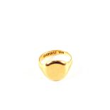 An 18ct Gold signet ring