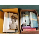 Various volumes on literature etc (two boxes)