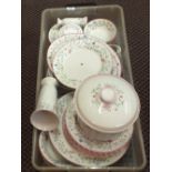 A Johnsons floral pattern dinner set etc