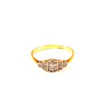 An 18ct Gold Diamond ring