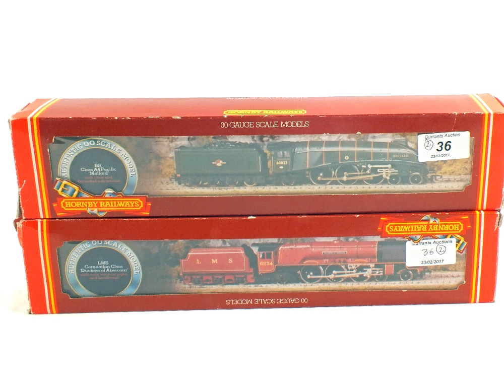 Boxed Hornby railways R305 Duchess of Abercorn plus R309 Mallard