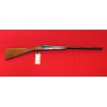 A 12 bore S/S shotgun by Zabala with 26" barrels, S/No.