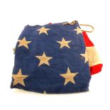 US WWII era large Stars and Strips flag