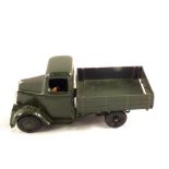 An unboxed Britains Army four wheel truck with driver 1334