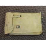 A canvas haversack marked 20mm mountings MkI 1945,