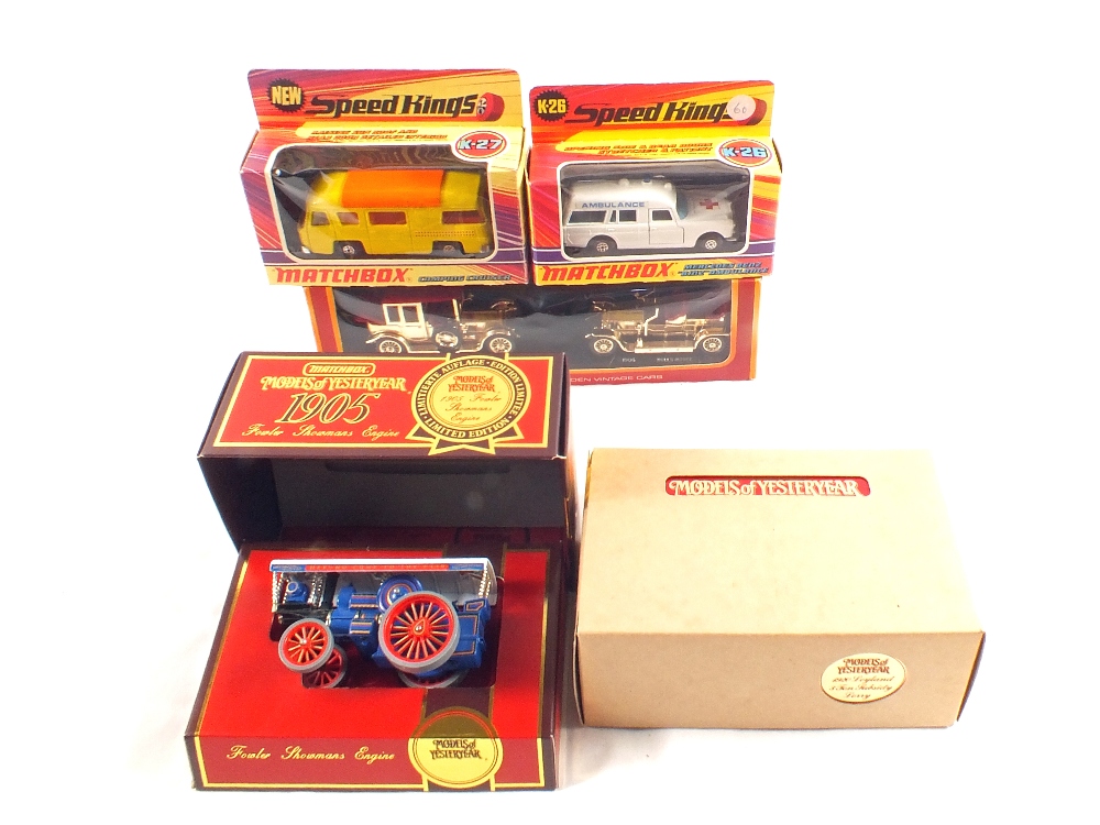 Matchbox Speed Kings plus other boxed models