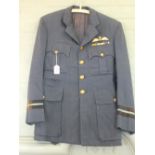 An RAF Air Commodores jacket with Kings Crown pilots with BWM, Victory,