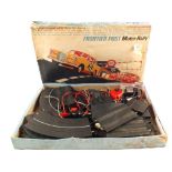 A 1960's Minic Motorways 'Frontier Post' motor rally set with original cars