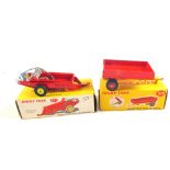 A boxed Dinky Toys No.31D Weeks farm trailer (tipping) and a mint and boxed Dinky Toys No.