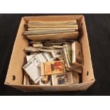 Various cigarette and trade cards in penny albums and loose