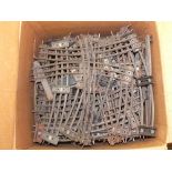 A large quantity of 0 gauge track (three boxes)