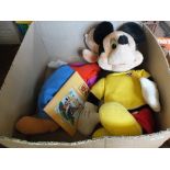 Mickey and Minnie Mouse talking soft toys and book