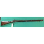 A 19th Century percussion Nepalese Brunswick military musket