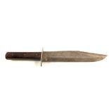 A 'Bowie' knife blade marked 'Original Bowie Knife' Whitby (no sheath)