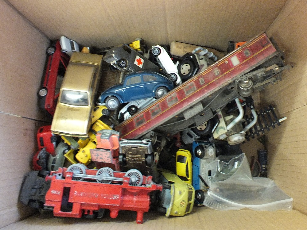 Various die cast and other models,