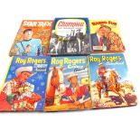 Six annuals (three Roy Rogers 1950's, Radio Fun 1960,