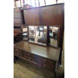 A Stag dressing table and wardrobe