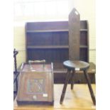 A mahogany Bergere tub chair (as found),