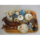 Various china animals etc