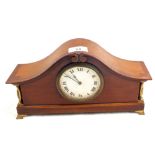 An Edwardian Mahogany mantel clock