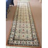 A Persian floral runner