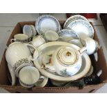 Various wall plates and other china