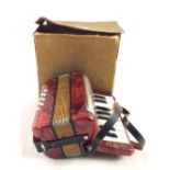 A Hohner childs piano accordion