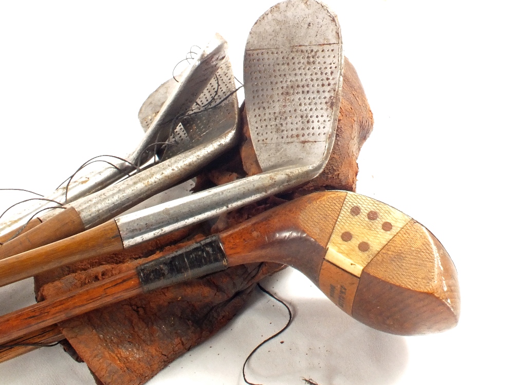 Various hickory shaft golf clubs - Image 2 of 3