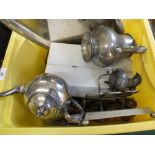 Various items of silver plate,