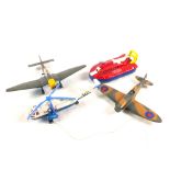 Two Dinky aircraft,