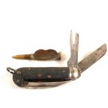 A WWII 'dated 1940' Jack knife by J.