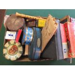 Various collectors tins, jigsaws,