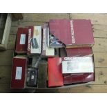 Various boxed Great British Buses and display cases